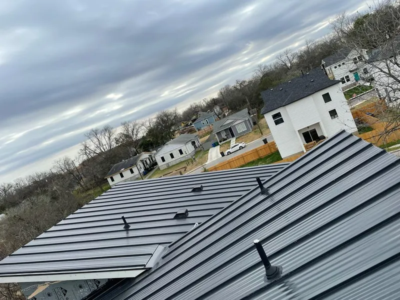 Standing seam metal roof panels with vents for Skylight Repair in Catasauqua